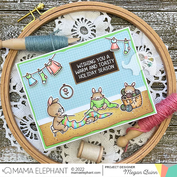 Bild 4 von Mama Elephant - Clear Stamps STITCHED WITH LOVE