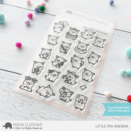 Mama Elephant - Clear Stamps LITTLE PIG AGENDA