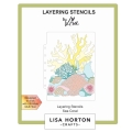 LISA HORTON - Layering Stencils - Sea Coral