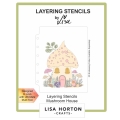 LISA HORTON - Layering Stencils - Mushroom House