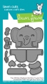 Lawn Fawn Cuts  - Stanzschablone - tiny gift box elephant add-on