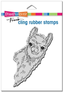 Stampendous-Cling-Stamps-Llama-Look-Rubber-Stamp---Stempelgummi-