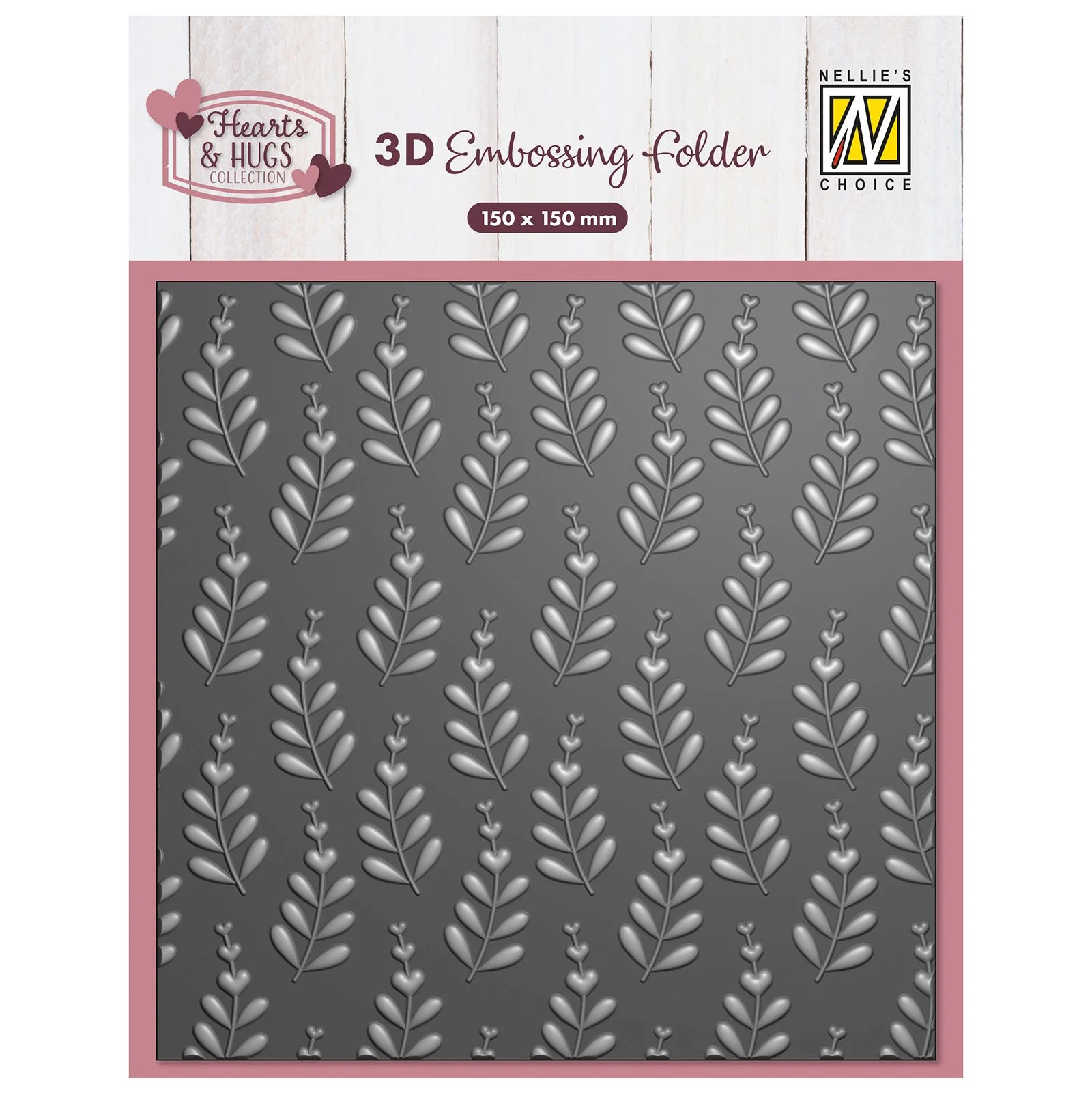 Nellies-Choice--3D-Embossing-Folder-Heart-Branches