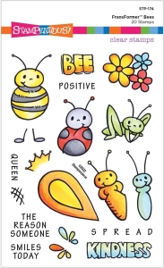 Stampendous-Perfectly-Clear-Stamps-Set----FransFormer-Bees