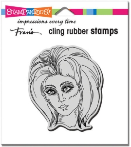 Stampendous-Cling-Stamps--Zombie-Girl---Stempelgummi