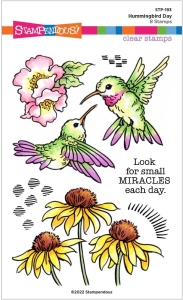 Stampendous-Perfectly-Clear-Stamps-Set----Hummingbird-Day