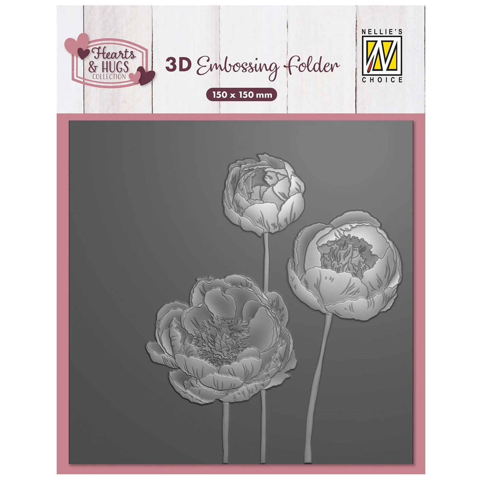 Nellies-Choice--3D-Embossing-Folder-Flowers