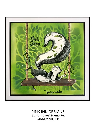 Bild 4 von Pink Ink Designs - Stempel Stinkin' Cute Skunk - Stinktier