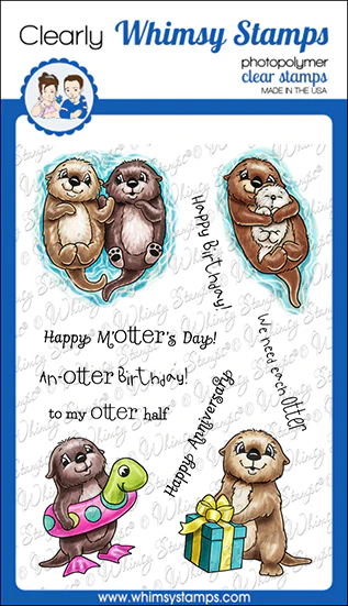 Bild 1 von Whimsy Stamps Clear Stamps - Otter Variety