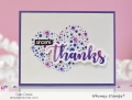 Bild 3 von Whimsy Stamps Stencil - Speckled Heart - Herz