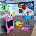 Bild 2 von Woodware • Clear Singles Blot Monster Stamp Set