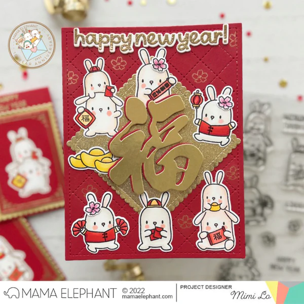 Bild 2 von Mama Elephant - Clear Stamps LUNAR BUNNIES