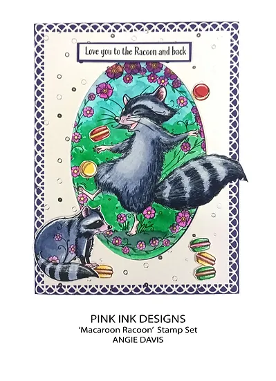 Bild 9 von Pink Ink Designs - Stempel Macaroon Racoon - Waschbär