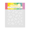 Waffle Flower Holly Jolly Background Stencil - Schablone Ilex