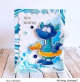 Bild 7 von Whimsy Stamps Clear Stamps  -  Dragon Water Fun -  Drachenwasserspaß