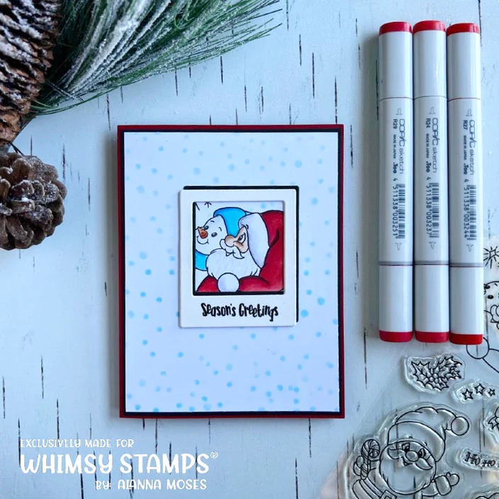 Bild 6 von Whimsy Stamps Clear Stamps - Santa and Friends