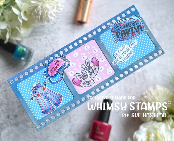 Bild 3 von Whimsy Stamps Clear Stamps - Slumber Party - Pyjama Party