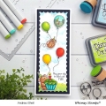 Bild 6 von Whimsy Stamps Die Stanze  - Slimline Birthday Scallops Die