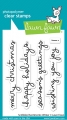 Bild 1 von Lawn Fawn Clear Stamps  - scribbled sentiments: winter