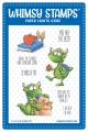 Bild 1 von Whimsy Stamps Clear Stamps - Back to School Dragons