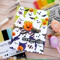 Bild 3 von Waffle FlowerSweet Ghost Background Stencil Set - Gespenster-Schablonen