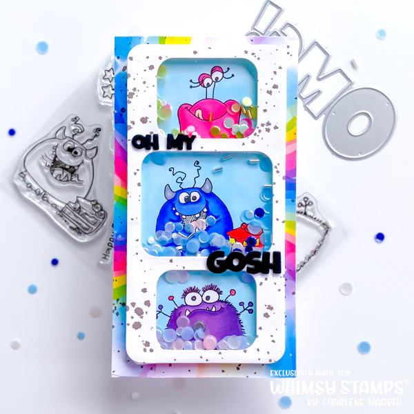 Bild 9 von Whimsy Stamps Die Stanze  -  OMG! Word and Shadow