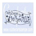 Bild 1 von Crackerbox & Suzy Stamps Cling - Gummistempel Whoville Sign