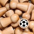 Bild 1 von StempelBar Ministempel - Fußball  / (Stempel) Halmakegel - montiert