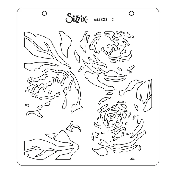 Bild 8 von Sizzix - Layered Stencils - Painted Peonies