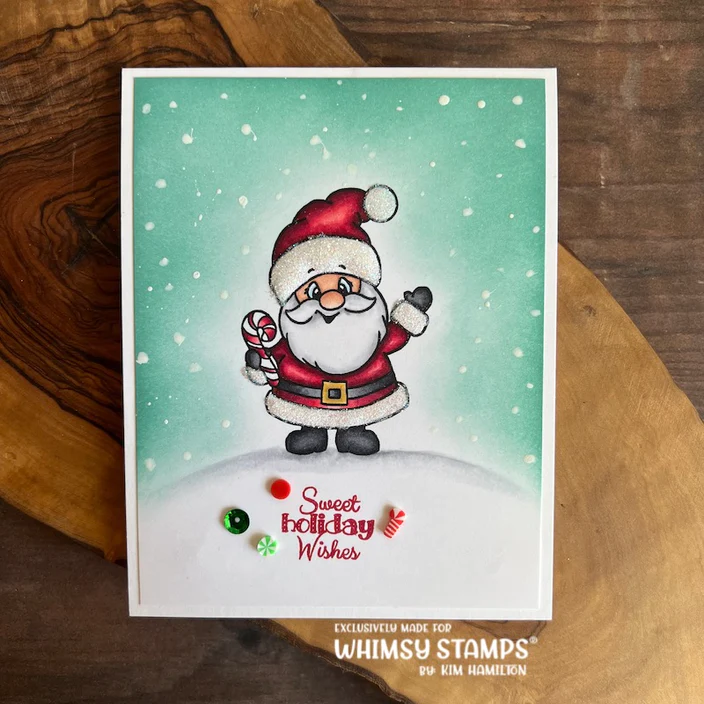 Bild 5 von Whimsy Stamps Clear Stamps - Santa and Friends