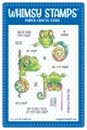 Whimsy Stamps Clear Stamps  - Cloaked Blokes - Leguan