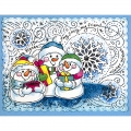 Bild 2 von Stampendous Perfectly Clear Stamps - Snow Time Perfectly - Schneemann