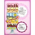 Bild 3 von Stampendous Slim Cake Perfectly Clear Stamps Set - Torte