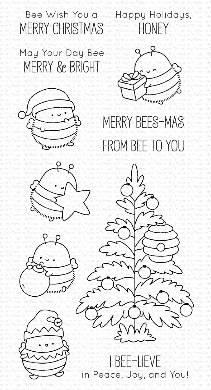 Bild 1 von My Favorite Things - Clear Stamps JB Merry Bees-mas