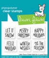 Lawn Fawn Clear Stamps - little snow globe add-on