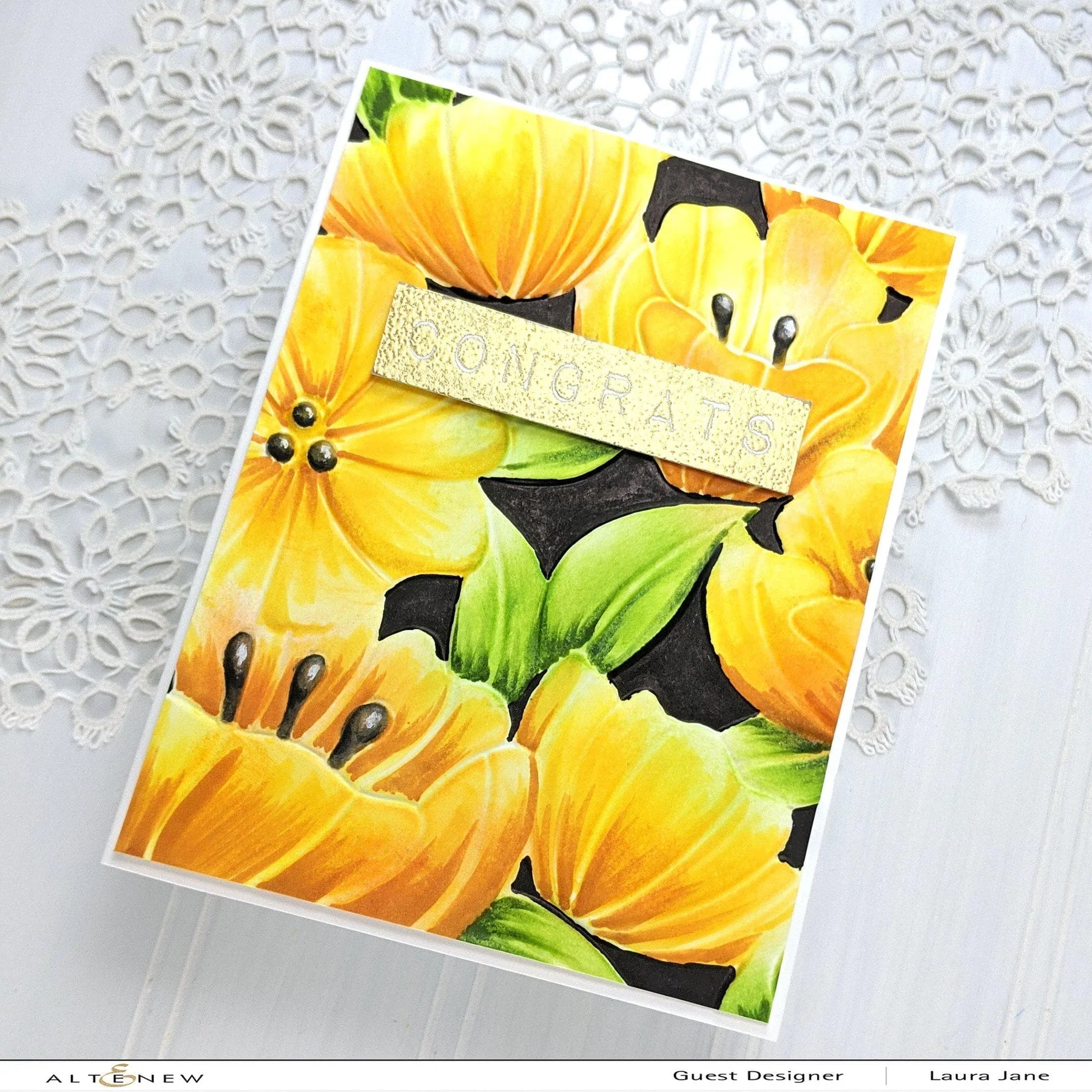 Bild 2 von Altenew Flowers & Leaves 3D Embossing Folder - Prägeschablone