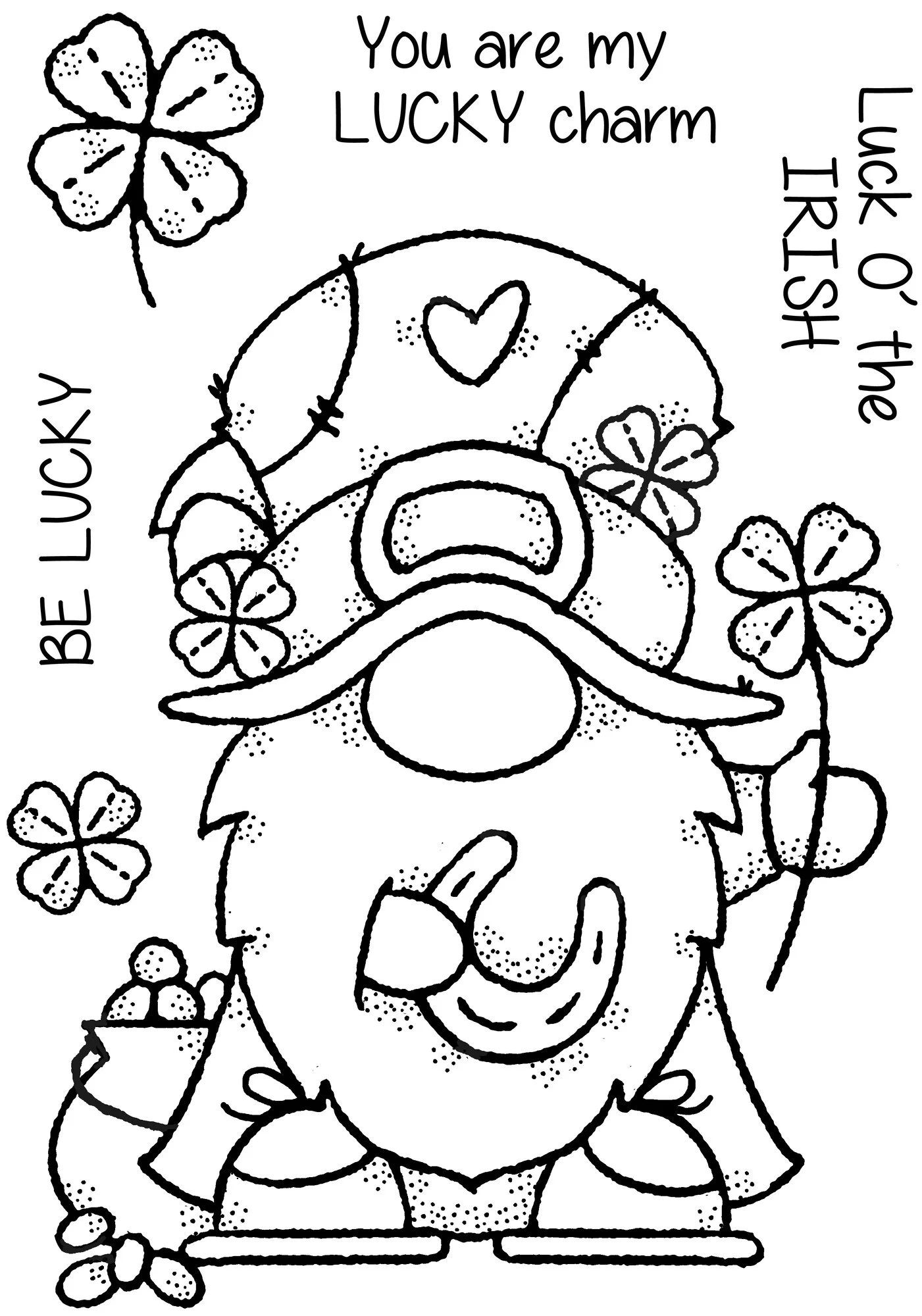 Bild 9 von Woodware Clear Stamp Singles Lucky Gnome