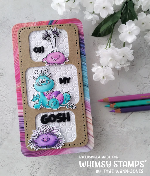 Bild 5 von Whimsy Stamps Die Stanze  -  OMG! Word and Shadow