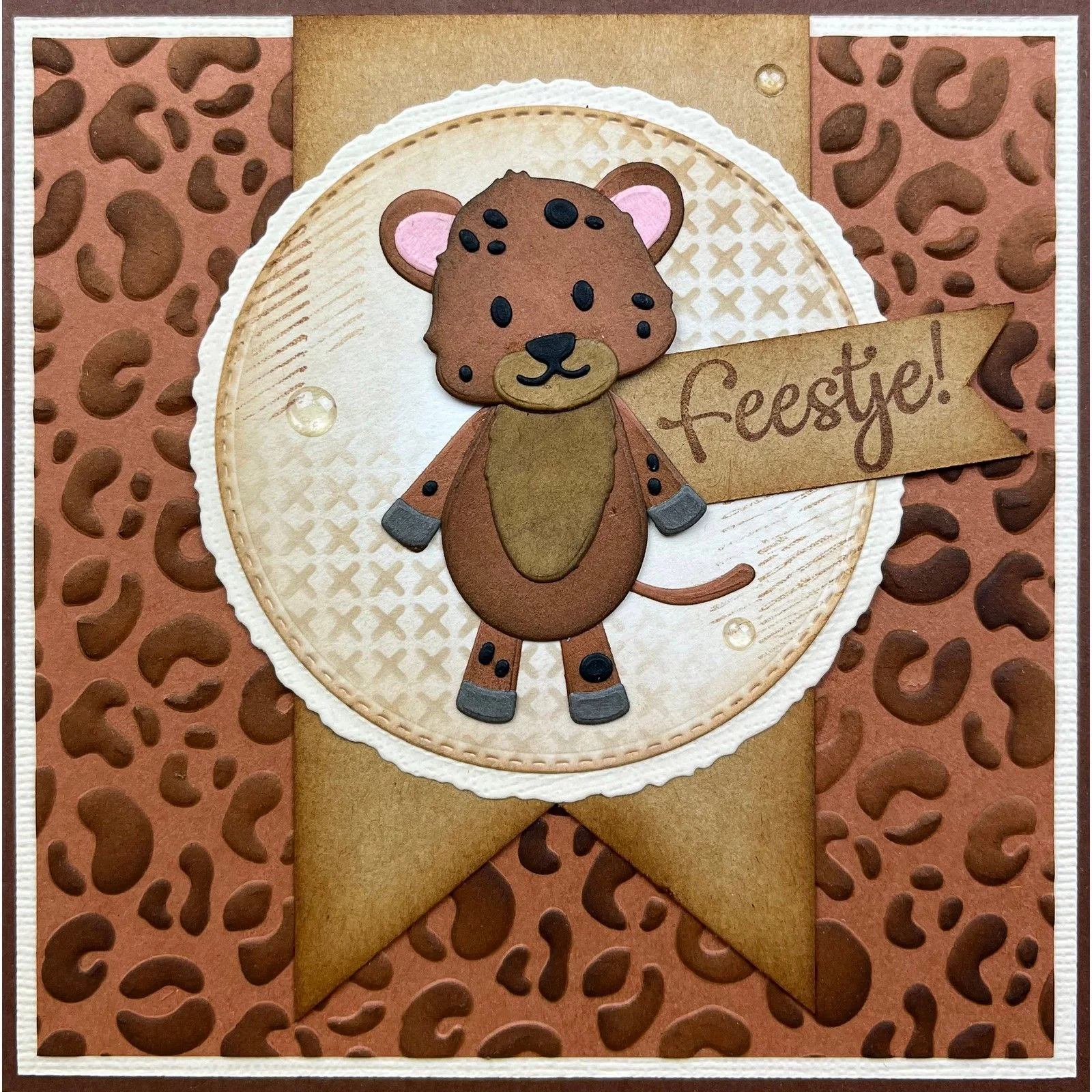 Bild 3 von Nellie‘s Choice 3D Embossing Folder - Leopard 