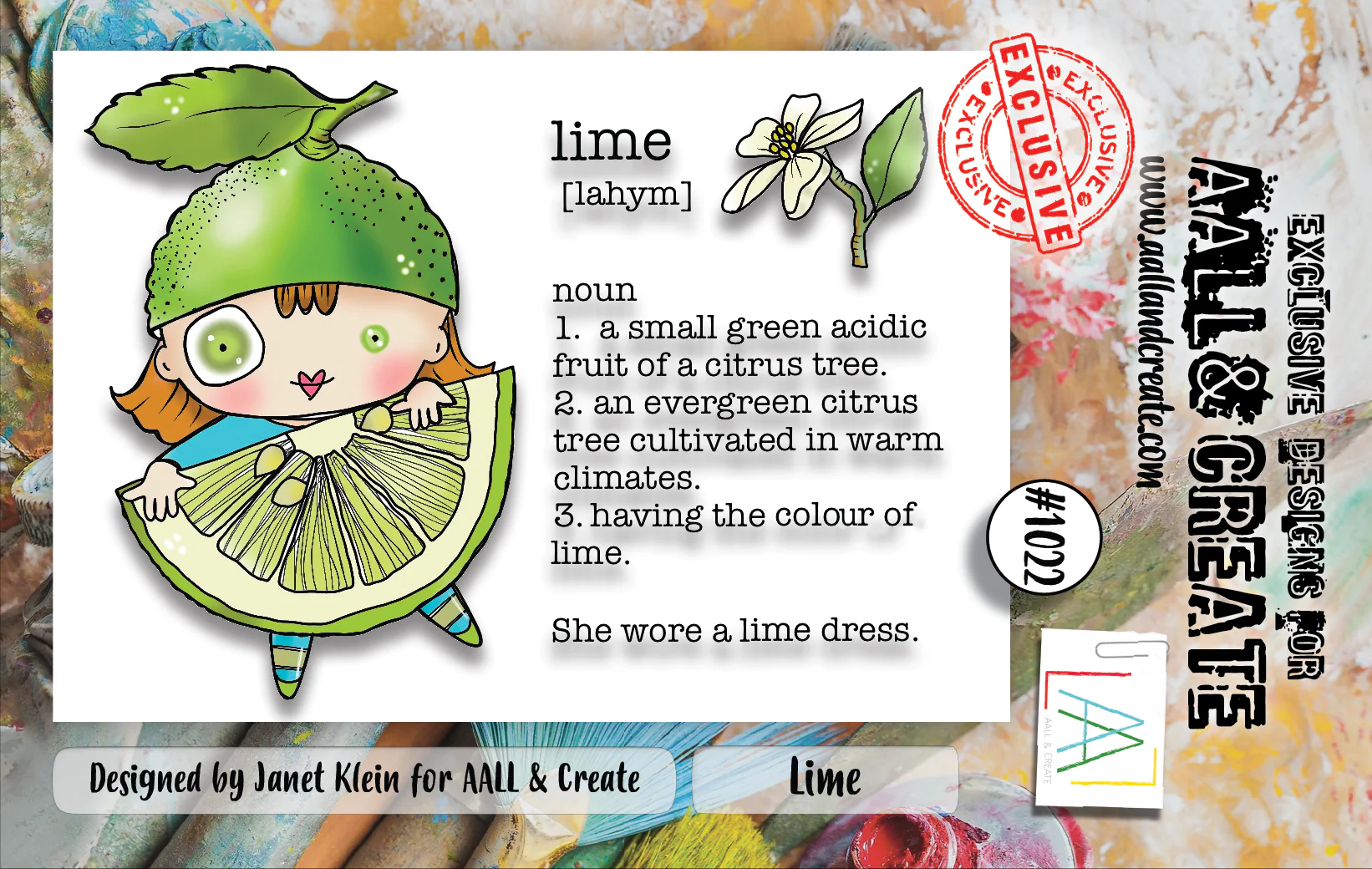 AALL & Create Clear Stamps - LIME