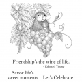 Bild 5 von Spellbinders Cheers Cling Rubber Stamp Set - House Mouse Stempelgummi