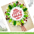 Bild 2 von Lawn Fawn Cuts  - Stanzschablone magic iris holly wreath add-on