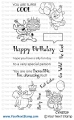 Bild 1 von Your Next Stamp Clear Stamp Silly Fun Birthday Stamp Set
