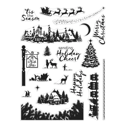 Hero Arts Clear Stamps - North Pole Scenics