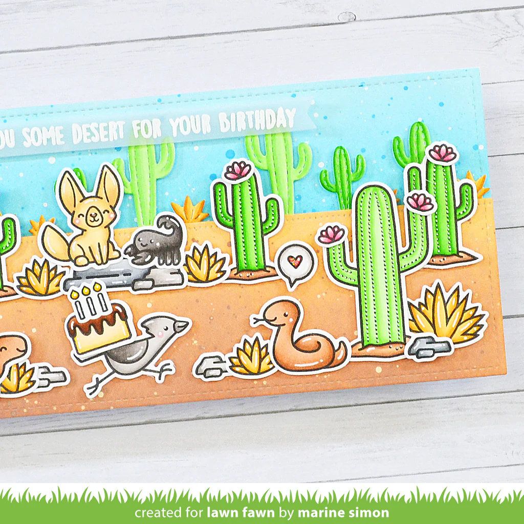 Bild 8 von Lawn Fawn Clear Stamps  - critters in the desert