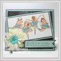 Bild 2 von Art Impressions Clear Stamps Girlfriends Dancer