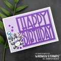 Bild 6 von Whimsy Stamps Clear Stamps - Panda Party