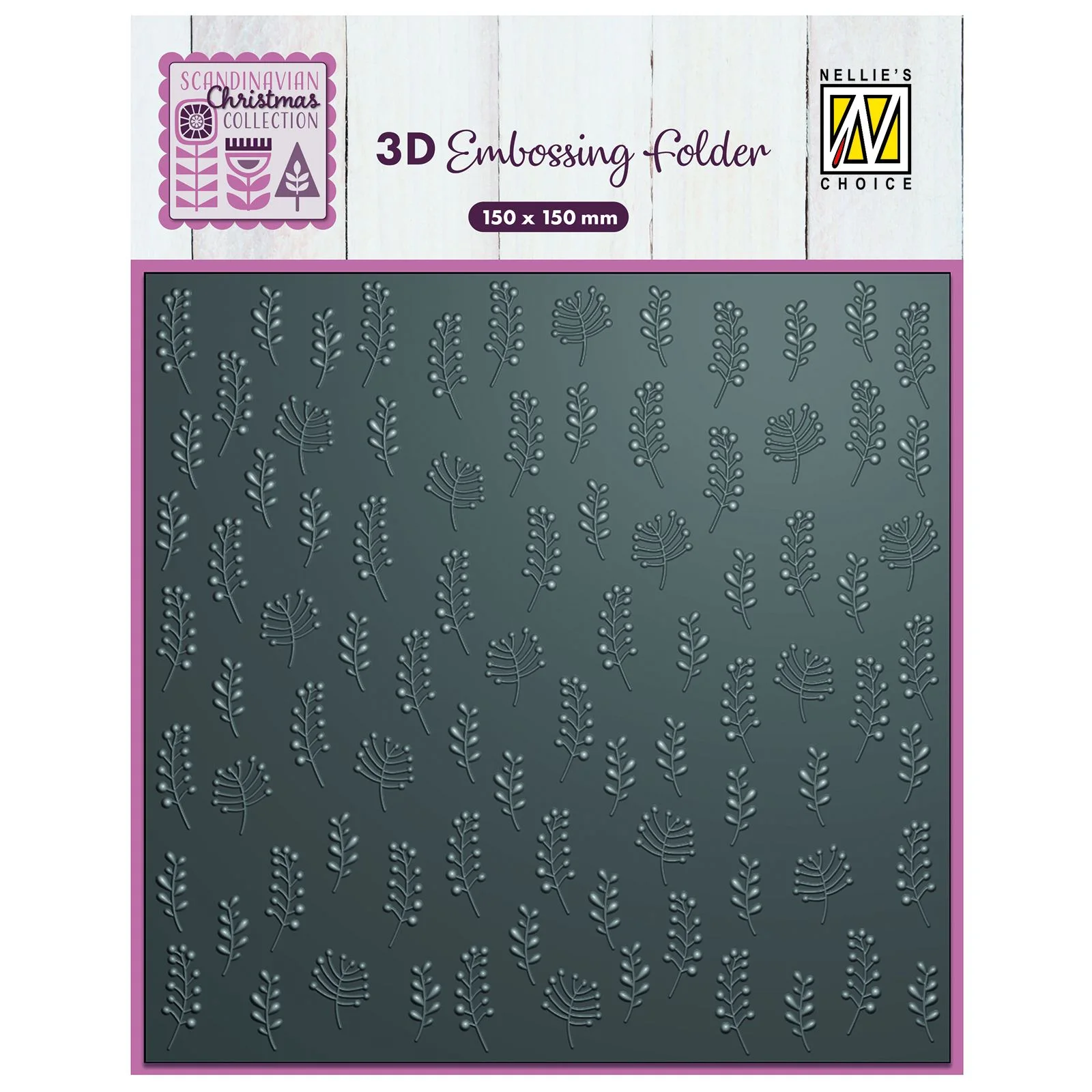 Bild 1 von Nellie‘s Choice 3D Embossing Folder - Leaves