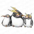 Bild 1 von Gummistempel Stamping Bella Cling Stamp ODDBALL PENGUIN TRIO RUBBER STAMP