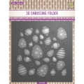 Bild 1 von Nellie‘s Choice 3D Embossing Folder - Hintergrund Ostereier